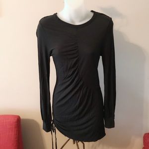 Black athletic tunic